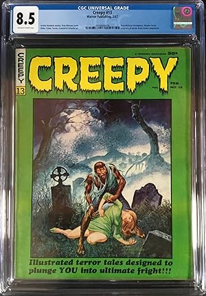 Seller image for CREEPY No. 13 (Feb. 1967) - CGC Graded 8.5 (VF+) for sale by OUTSIDER ENTERPRISES