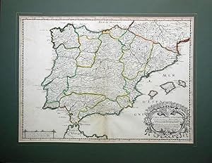 Seller image for Mapa Antiguo - Old Map : CARTE GENERALE D'ESPAGNE ET DE TOUS LES ROYAUMES. for sale by LIBRERA MAESTRO GOZALBO