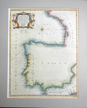 Mapa Antiguo - Old Map : A correct CHART of the BAY of BISCAY, Part of the WESTERN OCEAN & MEDITE...