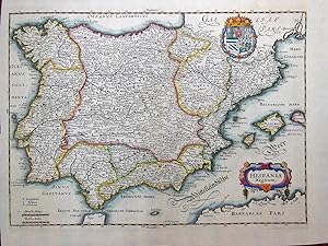 Mapa Antiguo - Old Map : HISPANIA REGNUM