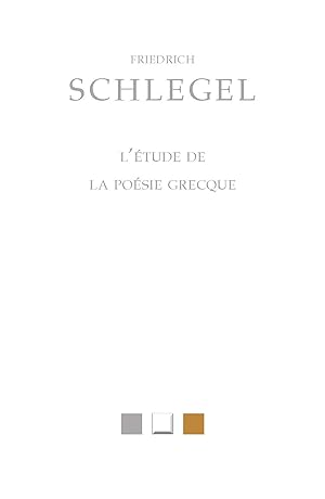 L'Étude de la poésie grecque