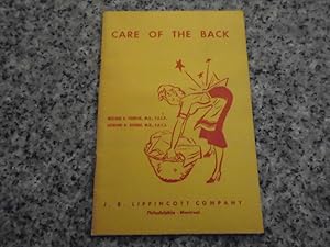 Booklet Care of the Back by William Ishmael 1953 Print