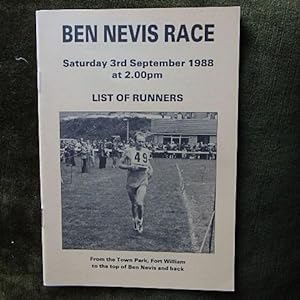 BEN NEVIS RACE - Saturday 3rd September 1988 at 2.00pm (Program)