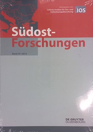 Immagine del venditore per Sdost-Forschungen Bd. 74 / 2015 (Neuwertiger Zustand) venduto da books4less (Versandantiquariat Petra Gros GmbH & Co. KG)