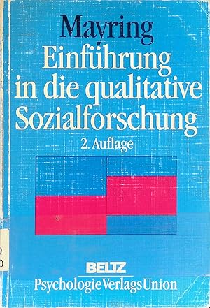 Immagine del venditore per Einfhrung in die qualitative Sozialforschung : eine Anleitung zu qualitativem Denken. venduto da books4less (Versandantiquariat Petra Gros GmbH & Co. KG)