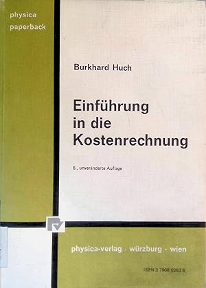 Seller image for Einfhrung in die Kostenrechnung. Physica-Paperback for sale by books4less (Versandantiquariat Petra Gros GmbH & Co. KG)