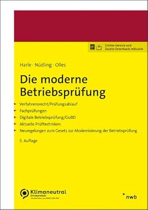 Seller image for Die moderne Betriebsprfung for sale by Wegmann1855