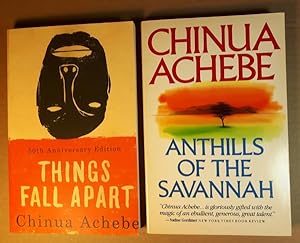 Seller image for Chinua Achebe (grouping): Things Fall Apart (with) Anthills of the Savannah (two (2) soft covers by Chinua Achebe)- for sale by Nessa Books