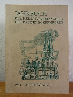 Bild des Verkufers fr Jahrbuch der Heimatgemeinschaft des Kreises Eckernfrde e.V. - 23. Jahrgang 1965 zum Verkauf von Antiquariat Weber