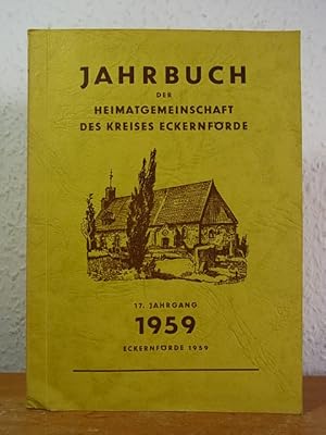 Bild des Verkufers fr Jahrbuch der Heimatgemeinschaft des Kreises Eckernfrde e.V. - 17. Jahrgang 1959 zum Verkauf von Antiquariat Weber