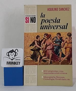 Seller image for La poesa universal for sale by MONKEY LIBROS