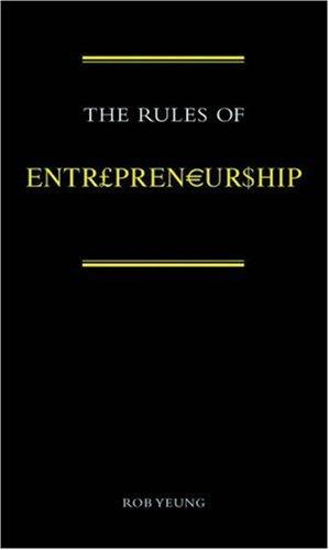 Seller image for The Rules of Entrepreneurship for sale by WeBuyBooks