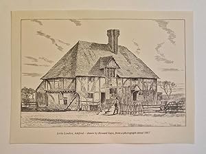 Little London, Ashford Engraving (1971 Reproduction)