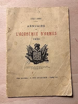 Annuaire De L'Academie D'Armes 1930