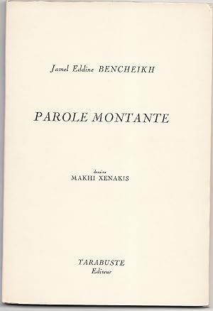 Seller image for Parole montante for sale by Librairie Franoise Causse