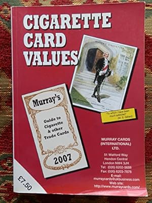 Immagine del venditore per CIGARETTE CARD VALUES (Cigarette Card Values: Murray's Guide to Cigarette and Other Trade Cards) venduto da WeBuyBooks
