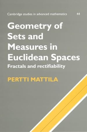 Seller image for Geometry of Sets and Measures in Euclidean Spaces : Fractals and Rectifiability for sale by GreatBookPricesUK
