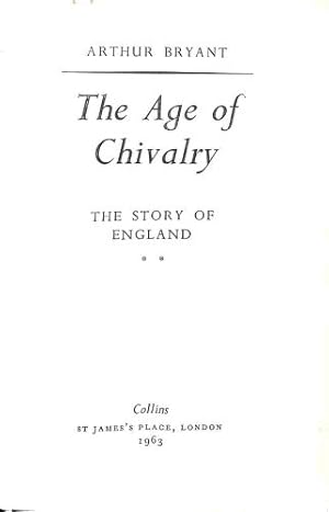 Image du vendeur pour The Age of Chivalry mis en vente par WeBuyBooks 2