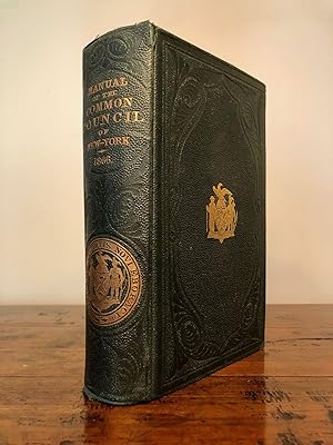 Seller image for Manual of the Corporation of the City of New-York for the Year 1866 WITH 1866 Article on NYC Publishers Laid In for sale by Long Brothers Fine & Rare Books, ABAA