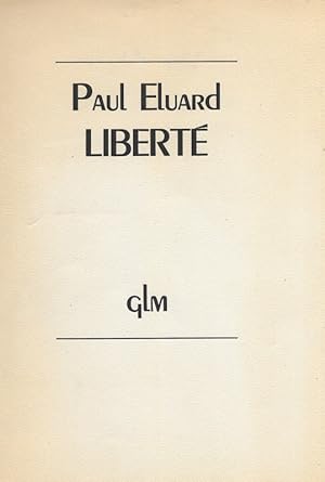 Imagen del vendedor de Libert a la venta por Librairie Walden