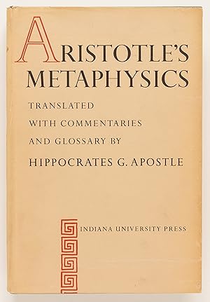 Bild des Verkufers fr Aristotle's Metaphysics zum Verkauf von Zed Books