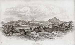 Loch Vennachar from Drunkie Farm,1853 Engraving