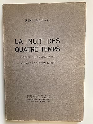 La nuit des quatre-temps. Musique de Gustave Doret.