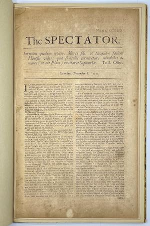 An Original Issue of 'The Spectator' Together with The Story of the Famous English Periodical and...