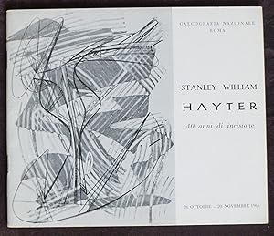 Seller image for Stanley William Hayter. 40 anni di incisione for sale by David M. Herr