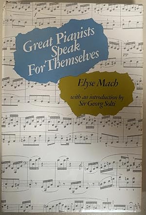 Seller image for Great Pianists Speak for Themselves for sale by Chaparral Books