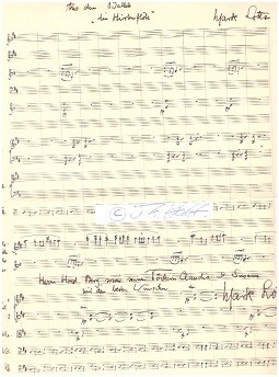 Imagen del vendedor de MARK LOTHAR (1902-85) deutscher Komponist, schuf bedeutende komische Opern / german composer a la venta por Herbst-Auktionen