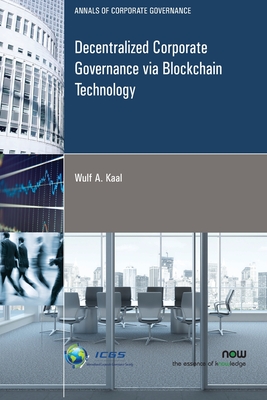 Bild des Verkufers fr Decentralized Corporate Governance Via Blockchain Technology (Paperback or Softback) zum Verkauf von BargainBookStores