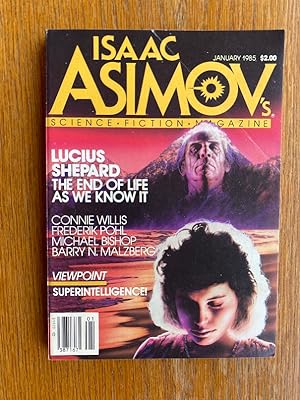 Image du vendeur pour Isaac Asimov's Science Fiction January 1985 mis en vente par Scene of the Crime, ABAC, IOBA