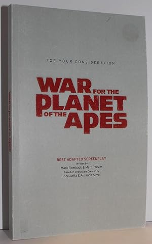 Imagen del vendedor de War for the Planet of the Apes a la venta por Genesee Books