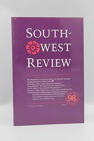 Imagen del vendedor de Southwest Review - Volume 98 Number 1 a la venta por Genesee Books