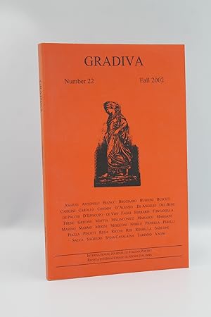 Immagine del venditore per Gradiva - International Journal of Italian Poetry Number 22 - Fall 2002 venduto da Genesee Books