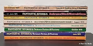 Immagine del venditore per Fantastic Stories Feb, June, August 1971 and April, June, August, Oct., December 1972 venduto da A Flare For Books