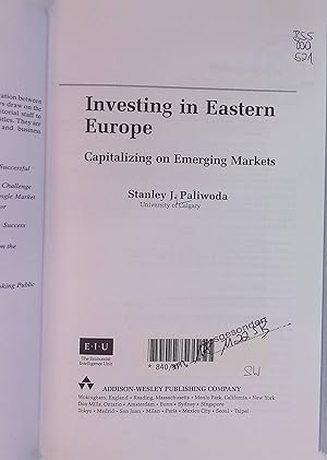 Bild des Verkufers fr Investing in Eastern Europe: Capitalizing on emerging markets zum Verkauf von books4less (Versandantiquariat Petra Gros GmbH & Co. KG)