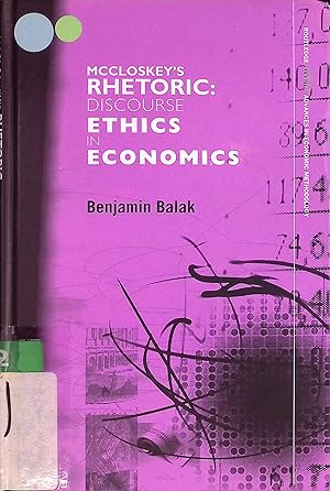Seller image for McCloskey's Rhetoric: Discourse Ethics in Economics for sale by books4less (Versandantiquariat Petra Gros GmbH & Co. KG)