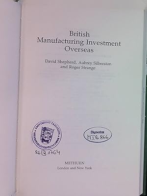 Seller image for British Manufacturing Investment Overseas for sale by books4less (Versandantiquariat Petra Gros GmbH & Co. KG)