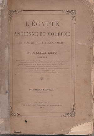 L'Egypte ancienne et moderne et son dernier recensement