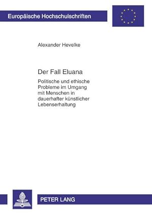 Bild des Verkufers fr Der Fall Eluana zum Verkauf von BuchWeltWeit Ludwig Meier e.K.