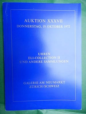 Uhren - Eli-Collection II und andere Sammlungen - Auktion XXXVII 1972