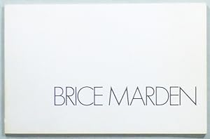 Seller image for Brice Marden. Marbles Paintings and Drawings, October 29 - 27 November 1982. The Pace Gallery. for sale by Patrik Andersson, Antikvariat.