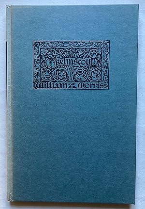 Seller image for William Morris: Master-Printer. A Lecture Given on the Evening of November 27, 1896, to Students of the Printing School, St,Bride Foundation Institute in London for sale by Leabeck Books
