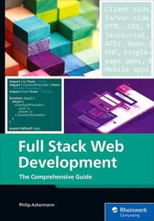 Image du vendeur pour Full Stack Web Development: The Comprehensive Guide (Rheinwerk Computing) [Soft Cover ] mis en vente par booksXpress