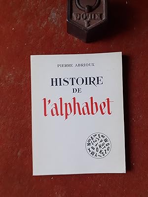 Histoire de l'alphabet