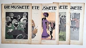 Die Muskete. Humoristische Wochenschrift. Band V - Nummern 107-111. Oktober bis November 1907. 5 ...