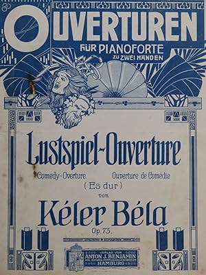 Image du vendeur pour KLER Bla Lustspiel Ouverture Es dur op 73 Piano mis en vente par partitions-anciennes