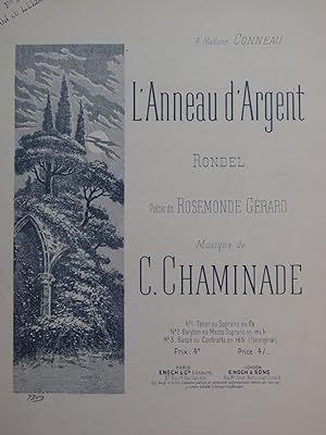 Seller image for CHAMINADE Ccile L'Anneau d'Argent Chant Piano 1892 for sale by partitions-anciennes